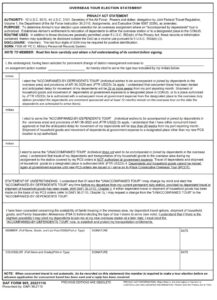 af form 965 overseas tour election