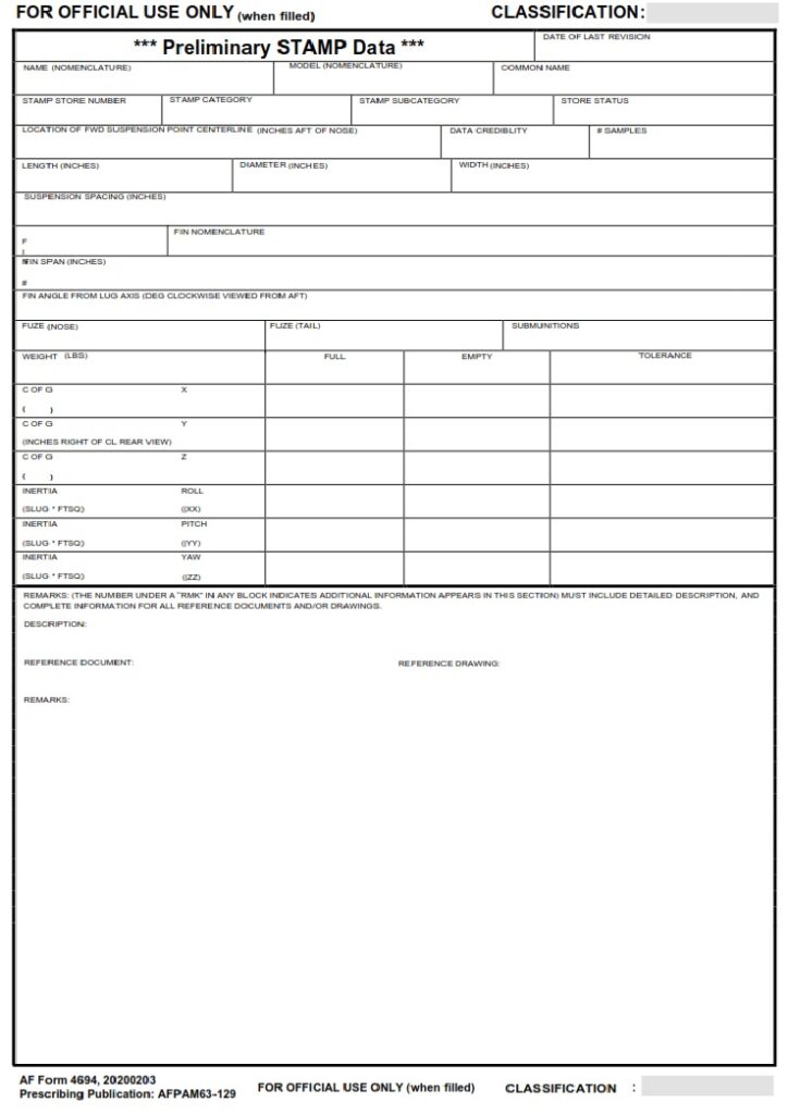 AF Form 469 – Duty Limiting Condition Report - AF Forms