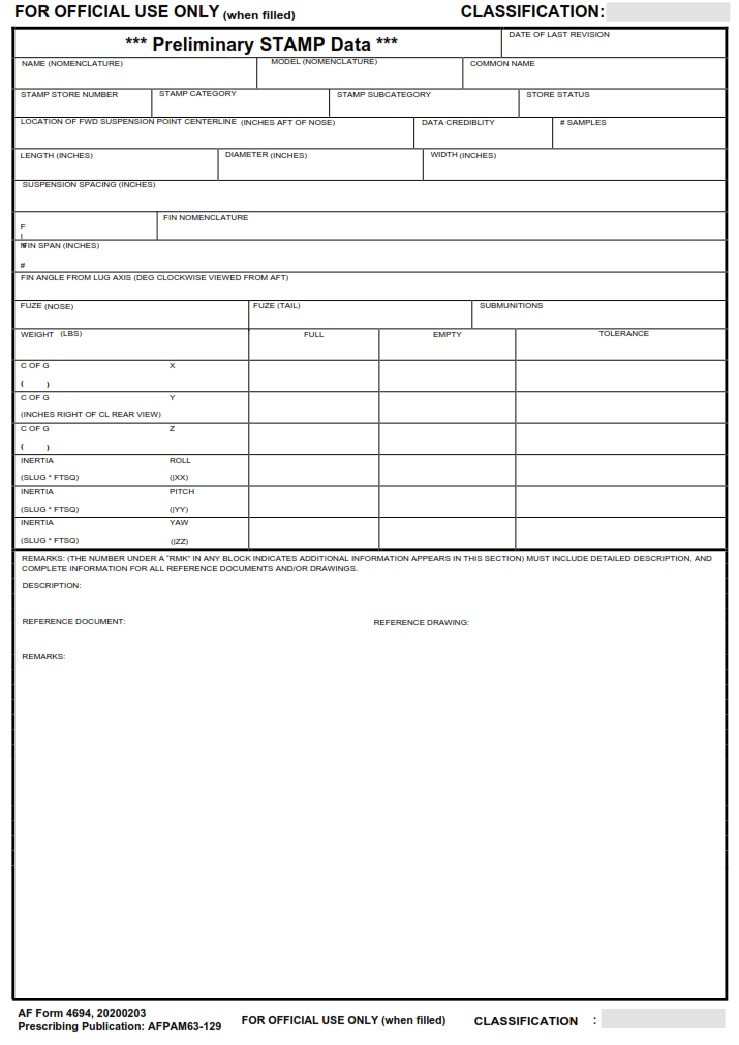 AF Form 469 Duty Limiting Condition Report AF Forms