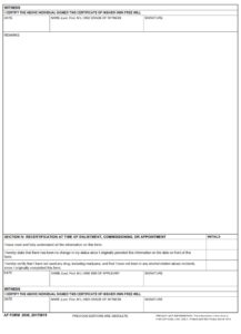 AF Form 2030 – Usaf Drug and Alcohol Abuse Certificate - AF Forms