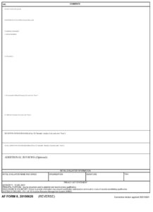 AF Form 8 – Certificate Of Aircrew Qualification - AF Forms