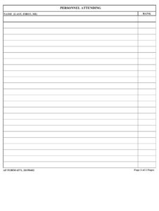 AF Form 4371 - Record Of Controller Formal Training - AF Forms