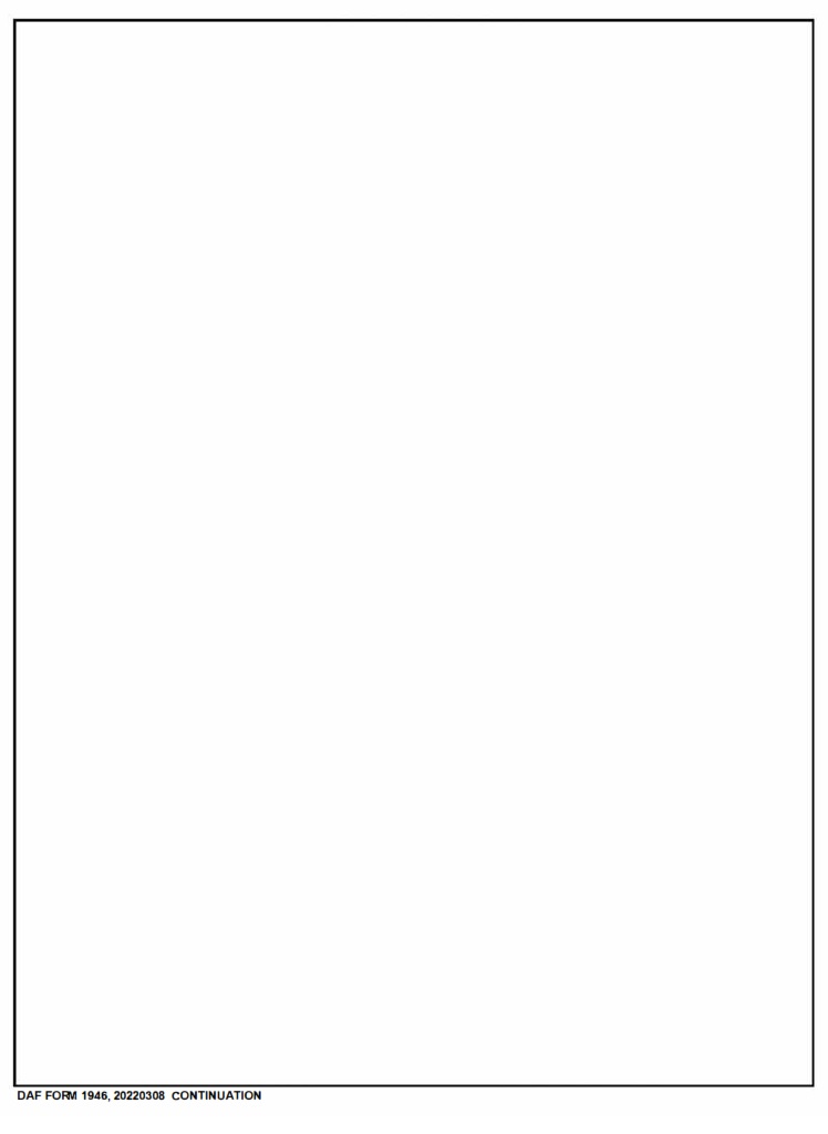 AF Form 1946 Honor Guard Checklist AF Forms
