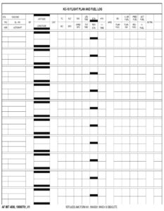 AF Form 4090 – KC-10 Flight Plan and Fuel Log - AF Forms