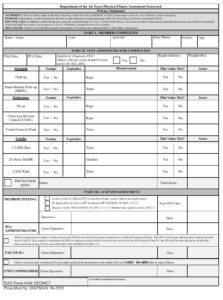 DAF Form 4446 – Department Of The Air Force Physical Fitness Assessment ...