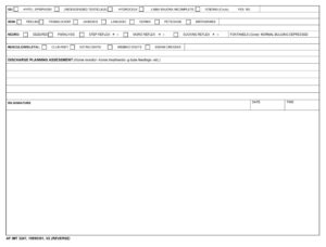 AF Form 3247 – Neonatal Admission Note - AF Forms